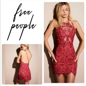 NWT Free People Nothing Like This Lace Mini Dress 12